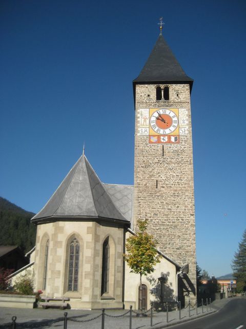 Die Kirche von Klosters