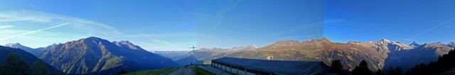 das ganze Panorama von der Alpe Frid, 1.10.11.