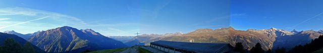 das ganze Panorama von der Alpe Frid, 1.10.11.