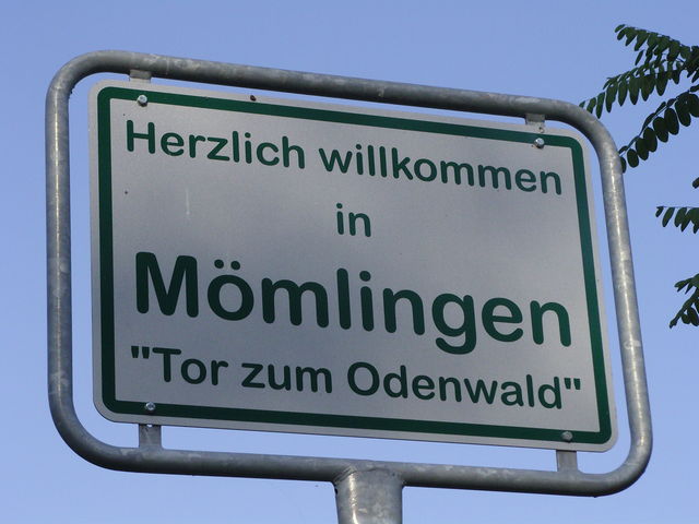 Mömlingen (nomen est omen).
