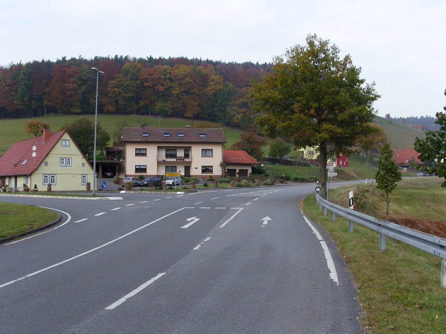 Startpunkt im Sensbachtal auf der L3120 Richtung Beerfelden.