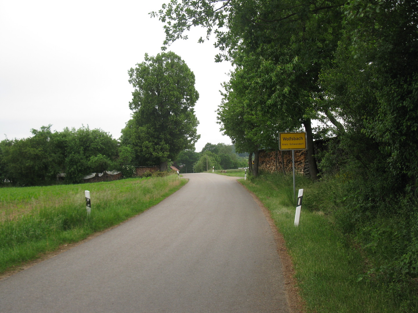 Ortseinfahrt Wolfsbach