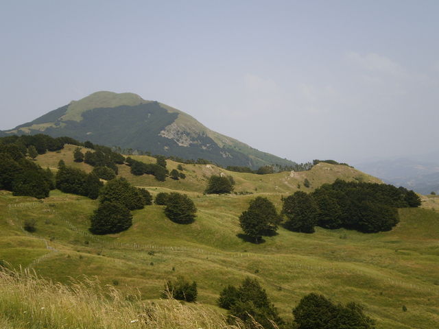 Ostauffahrt: Der Monte Ventasso.