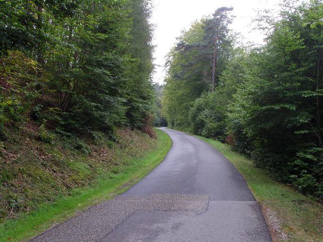 Auffahrt Richtung K3919 - Hohe Straße.