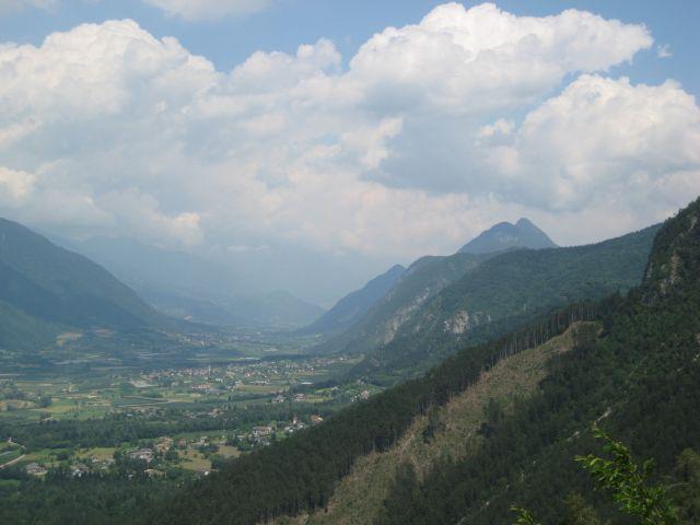 Ausblick in das östliche Valsugana.