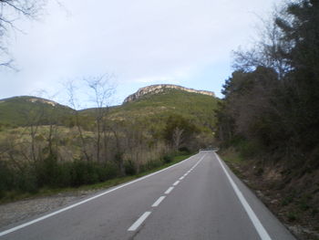 Südanfahrt: Blick auf die Berge der Capçaleres del Foix.