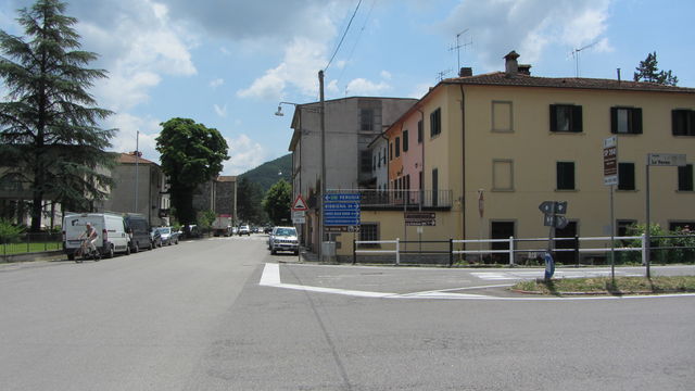 Ostanfahrt: Start in Pieve Santo Stefano.