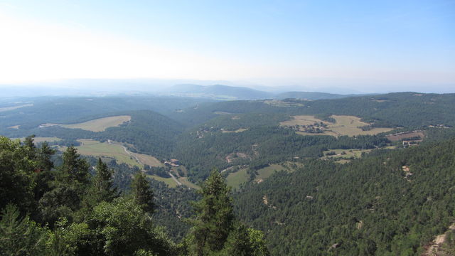 Blick in den südlichen Teil des Berguedà.
