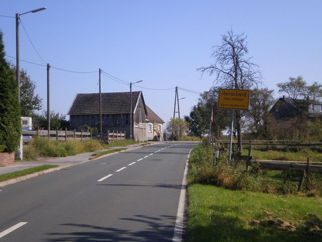 Ortseinfahrt Herscheid-Witzhelden.