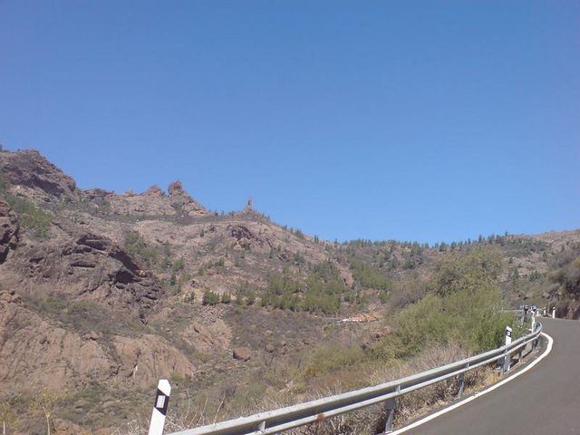 Pico de las Nieves - kurz hinter Ayacata im zweiten harten Steilstück.