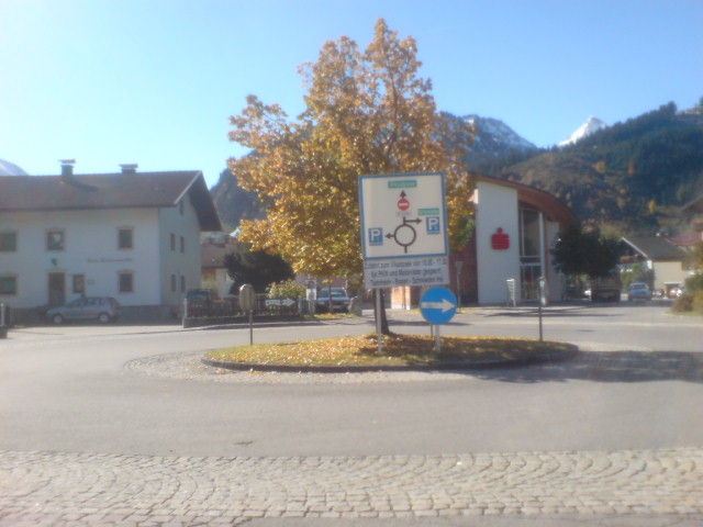 Kreisel in Tannheim.