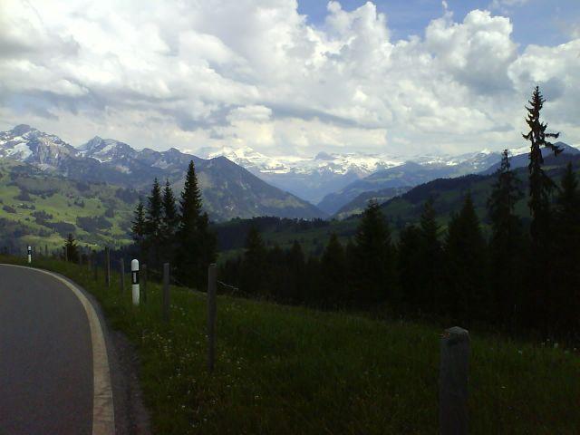 Blick ins Berner Oberland.