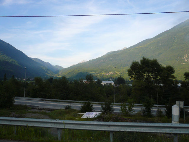 Blick nach links zum Col du Glandon