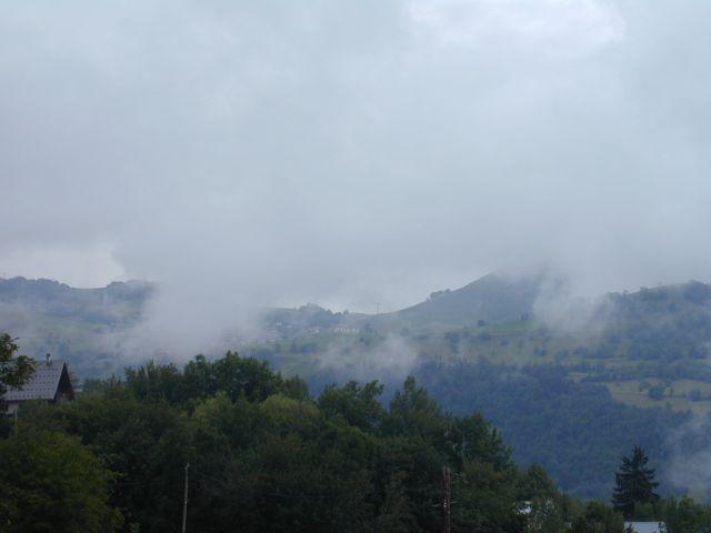 Der Col du Mollard im Nebel