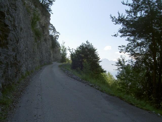 enge Straßen auf dem Weg zum Col de Chaussy
