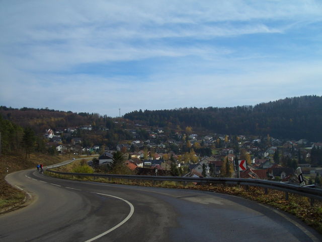 Blick über Straßberg von der Auffahrt nach Winterlingen aus gesehen