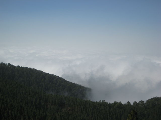 Über den Wolken, unter denen das Valle de La Orotava liegt.