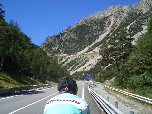 BergWolf am Beginn der Ostanfahrt von Italien.