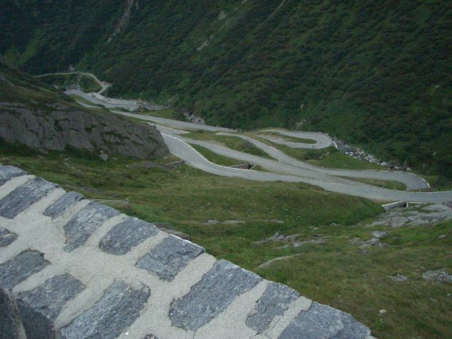 Tremola einen Tag vor dem Alpenbrevet 2006