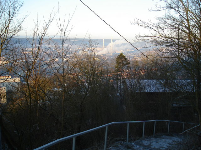 Blick über die Klause Richtung Jena-Göschwitz.