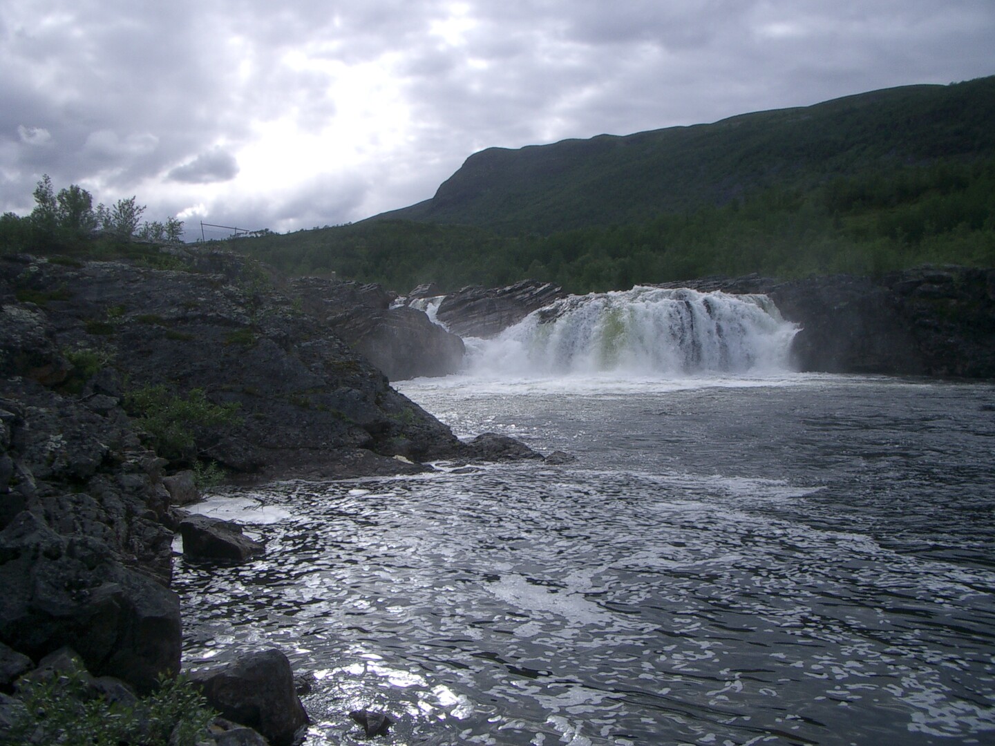 Stabbursfossen Wasserfall.