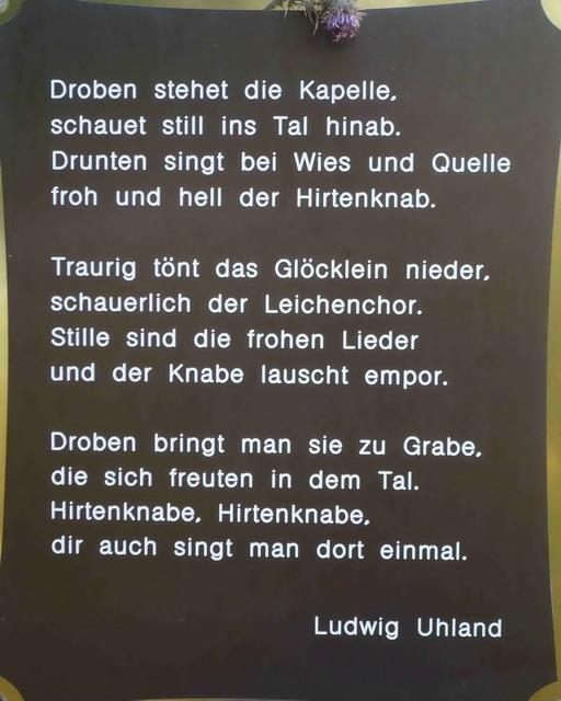 Gedicht von Ludwig Uhland.