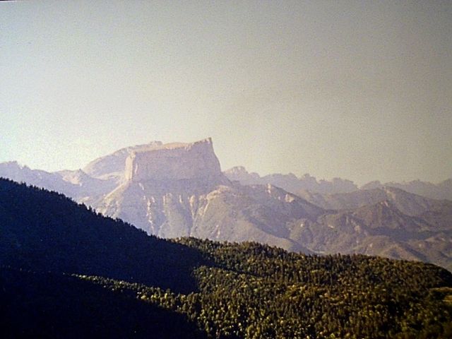 Mont Aiguille bei der Abfahrt