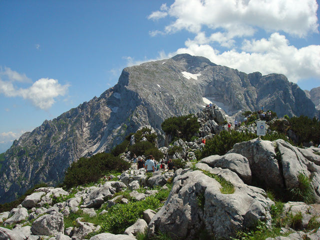 Das Gipfelmassiv des Göll