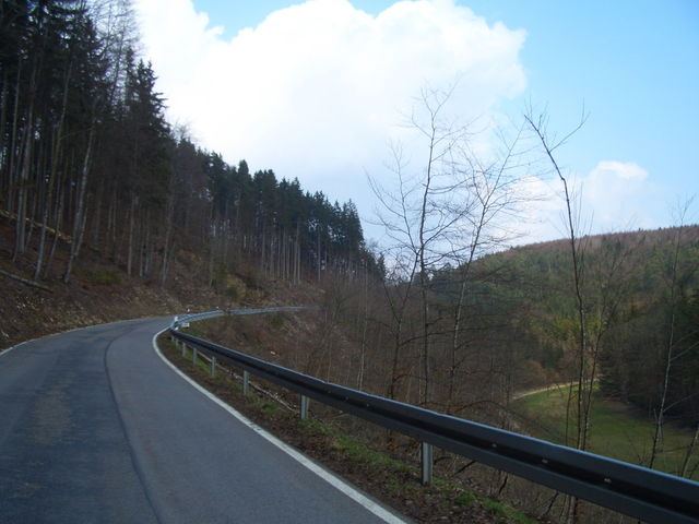 Auffahrt über Biesendorf .