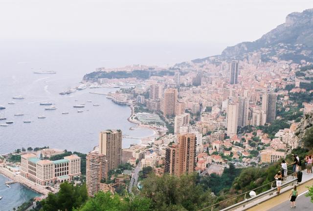 Monaco von Le Vistaero aus gesehen