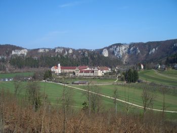 Blick zum Kloster Beuron