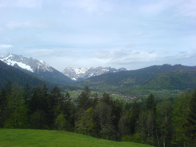 Wunderschöner Blick ins Berchtesgadener Land