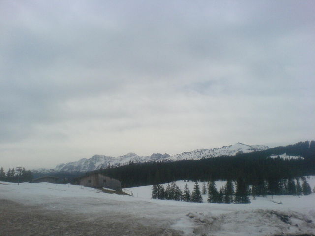 Blick auf das Skigebiet