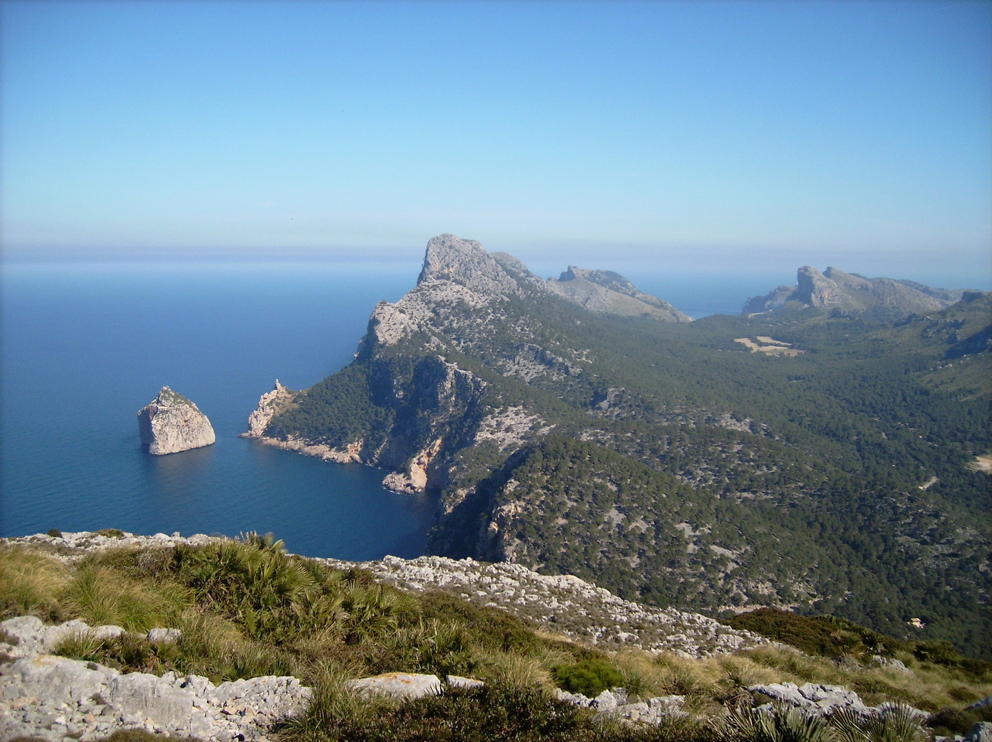 Ausblick auf die Halbinsel Formentor vom alten Wachturm Almallutx.