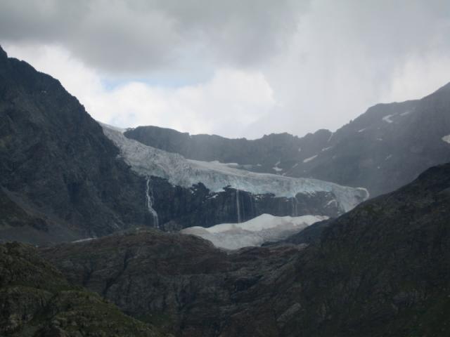 Gletscher oberhalb Alpe di Gera.