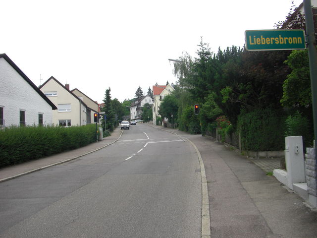 Neue Straße in Liebenbronn.