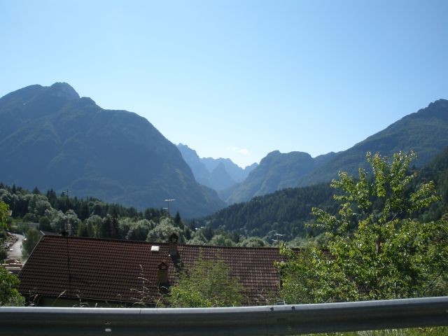Blick Richtung Süden - Ende der Dolomiten....