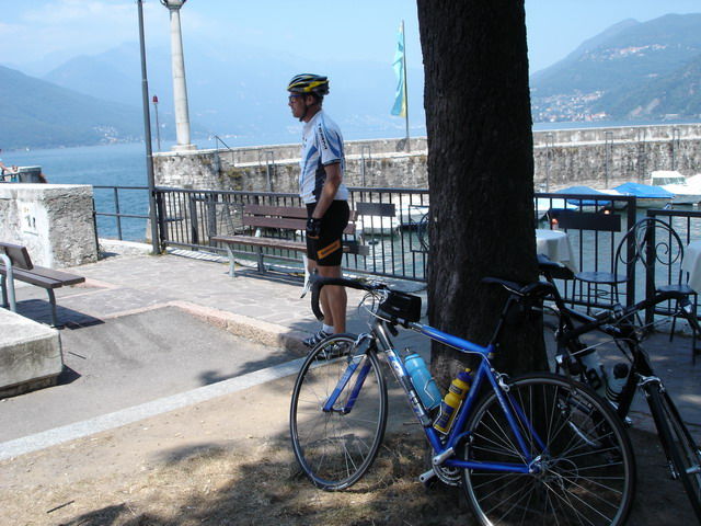 Schlussrast in Luino am Lago Maggiore.