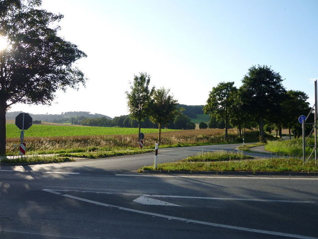 Willensen-Ost 1 Beginn der Ostauffahrt.