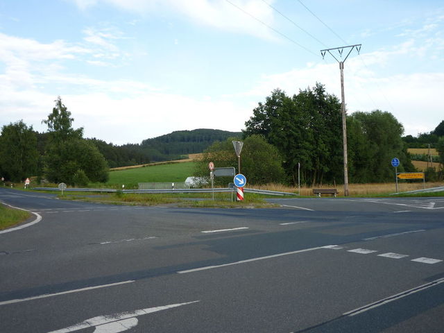 Willensen-West 1 Beginn der Westauffahrt.