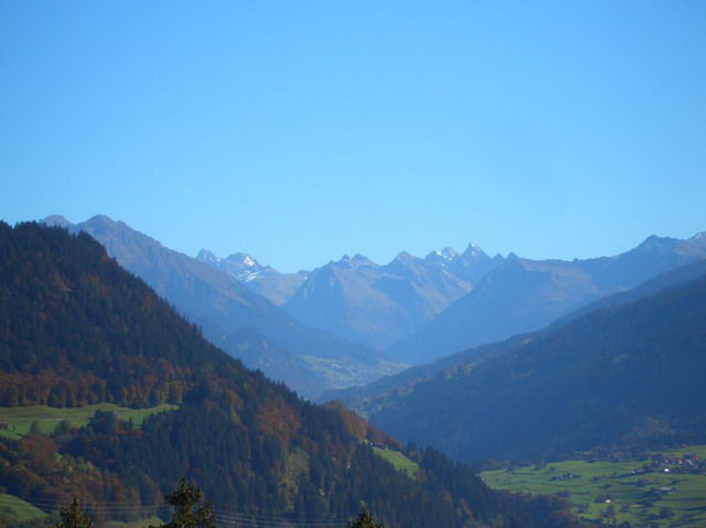 Berge über dem Flüela.