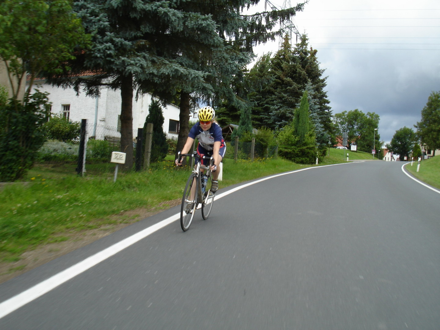 Jana bei der 2. quaeldich.de-dopingfrei-Tour Thüringen 2009.
