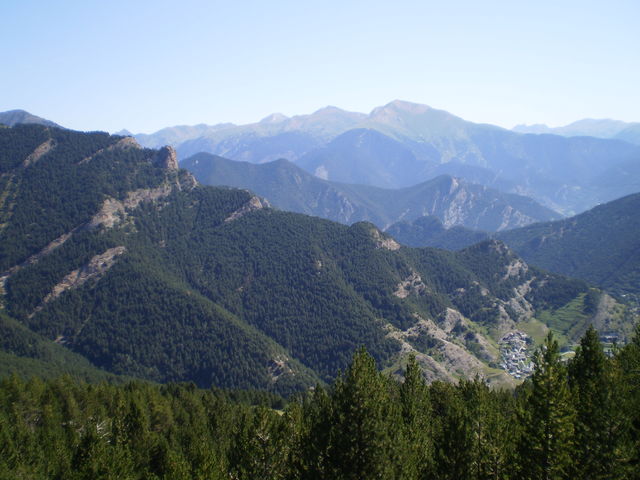 Blick über Andorra.