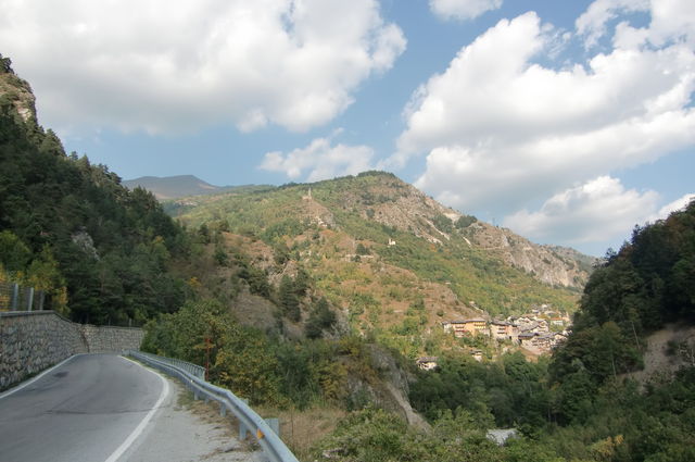 Auffahrt über Stroppo
Valle Maira
