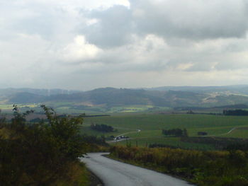 Blick von der Markshöhe über Oesterberge in Richtung höheres Sauerland.