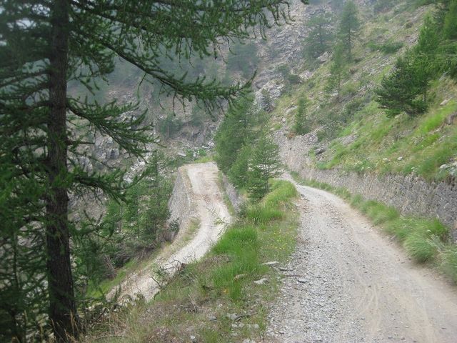 Lange Abfahrt ins Val di Susa