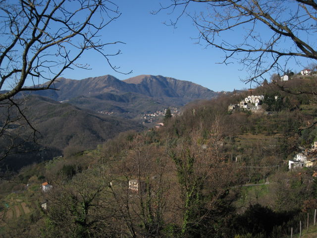 Blick zum Ende des Val Fontanabuona.