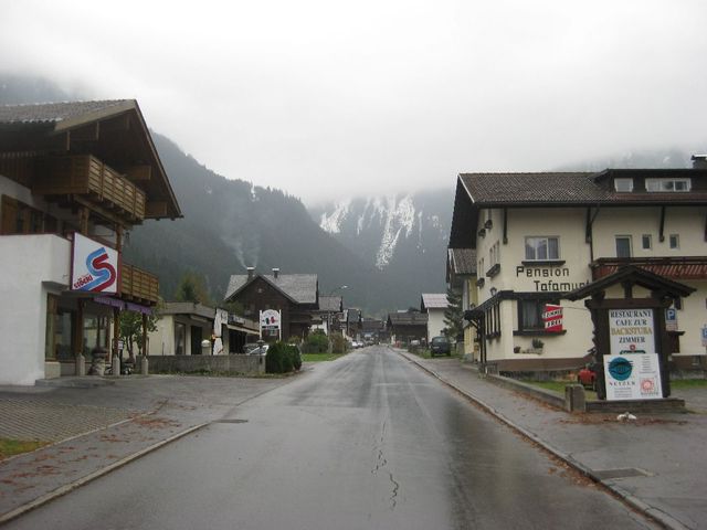 Partenen, letztes Dorf im Montafon.