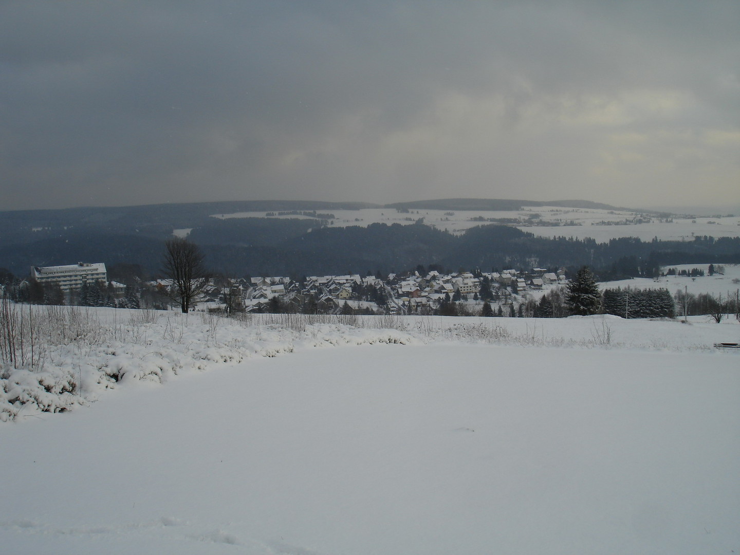Blick vom Simmersberg auf Schnett.