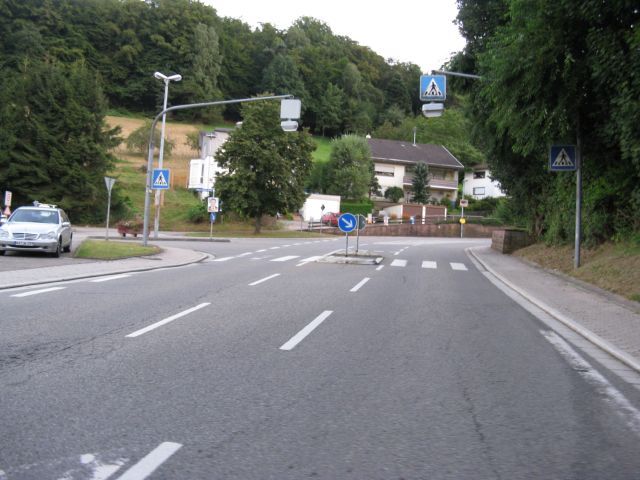 Auffahrt von Altneudorf - Kurz vor der Serpentine, am Anfang von Wilhelmsfeld.
